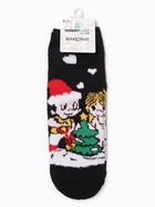 Носки женские махровые "Love is"  Нжмп2530, цвет МИКС, р-р 36-40 - фото 31459376