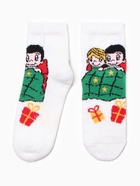 Носки женские махровые "Love is"  Нжмп2530, цвет МИКС, р-р 36-40 - фото 31459377