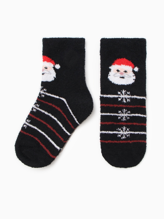 Носки женские новогодние махровые «Новогоднее ассорти», МИКС, размер 36-40 - Фото 1