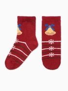 Носки женские новогодние махровые «Новогоднее ассорти», МИКС, размер 36-40 - фото 30886881