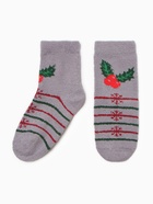 Носки женские новогодние махровые «Новогоднее ассорти», МИКС, размер 36-40 - фото 30886882