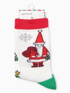 Носки женские "Дед Мороз с мешком", цвет МИКС, р-р 36-40 - фото 30886886