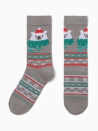 Носки женские новогодние «Новогоднее ассорти», МИКС, размер 36-40 (комплект 2 шт) - фото 30886897