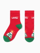 Носки детские «Новогоднее ассорти», МИКС, размер 18 (комплект 2 шт) - фото 31459447