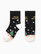 Носки детские «Новогоднее ассорти», МИКС, размер 18 (комплект 2 шт) - фото 31459449