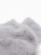 Носки-следки детские пуховые "Новогодние", цвет МИКС, р-р 14-16 - фото 31459465