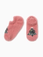 Носки-следки детские пуховые "Новогодние", цвет МИКС, р-р 14-16 - фото 31459469