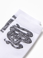 Носки женские "Змея", цвет белый, р-р 36-40 - фото 31459482