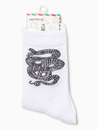 Носки женские "Змея на мече", цвет белый, р-р 36-40 10831803
