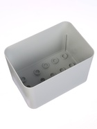 Подставка для зонтов, пластик, 6 круглых, 4 квадратных отделений, 18×18×26.5 см, серая - Фото 8