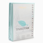 Простыня на резинке 200х200х25см, мята, тенсель 120г/м, пэ100% - фото 30921806