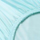 Простыня на резинке 1.5-спальный «Мерцана», 140×200+25 см, мятная, тенсель - фото 30921808