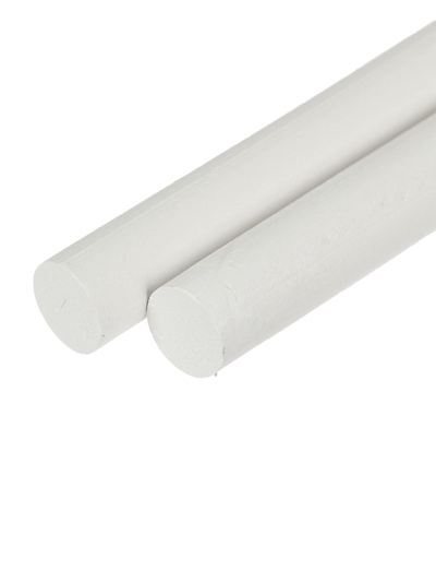 Мел школьный белый, набор 24 штуки круглый беспыльный, в картонной коробке