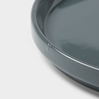 УЦЕНКА Набор посуды Magistro Night, фарфор, 16 предметов: тарелка d=25,5 см, d=19 см, миска 850 мл, d=15 см, кружка 320 мл, серый - Фото 4