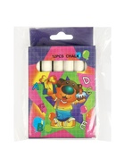 Мел школьный, белый, набор 12 штук, круглый, беспыльный, в картонной коробке - фото 122917445