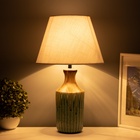 Настольная лампа с абажуром RISALUX «Кимберли», Е14, 40 Вт, 28×28×47 см - фото 31017503