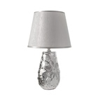 Настольная лампа с абажуром RISALUX «Кидди», Е14, 40 Вт, серебро, 20×20×34 см - Фото 6