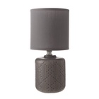 Настольная лампа с абажуром RISALUX «Мерида», Е14, 40 Вт, серый, 13×13×28 см 10392924