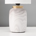 Настольная лампа с абажуром RISALUX «Ревиджо», Е14, 40 Вт, 13×13×28 см - фото 29835662