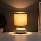 Настольная лампа с абажуром RISALUX «Ассенса», Е14, 40 Вт, фисташковый, 13×13×22 см 10392936