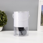 Настольная лампа с абажуром RISALUX «Ассенса», Е14, 40 Вт, серо-белый, 13×13×22 см 10392938