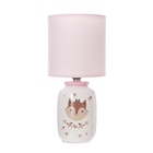 Настольная лампа с абажуром RISALUX «Киса» детская, Е14, 40 Вт, бело-розовый, 13×13×27 см - Фото 8