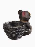 Пепельница для дома «Мопс с корзинкой», для сигарет и стиков, 15×9×10.8 см - Фото 4