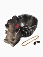 Пепельница для дома «Мопс с корзинкой», для сигарет и стиков, 15×9×10.8 см - Фото 6