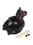 Пепельница для дома «Мопс с сигаретой», для сигарет и стиков, 11.8×10×10.8 см - Фото 6