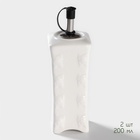 УЦЕНКА Банки для хранения специй и соусов BellaTenero, 6 предметов: солонка 100 мл, банка 200 мл, соусник 200 мл, фарфоровые, цвет белый - Фото 4