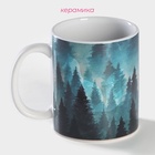 УЦЕНКА Кружка - хамелеон Доляна «Таинственная лиса», 350 мл, керамика, цвет белый - Фото 2