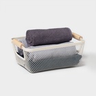 Корзинка универсальная LaDо́m «Мини», прямоугольная, 25×17×10.5 см, бежевая - Фото 3