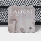 Корзинка универсальная LaDо́m «Миди», прямоугольная, 32×20.5×14 см, чёрная - Фото 5