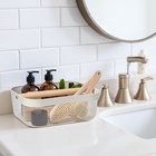 Корзинка универсальная LaDо́m «Половинки», прямоугольная, с ручкой, 32.5×24.5×11.5 см, белая - Фото 3