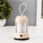 Светильник настольный «Звездное небо» 2 Вт LEd=3хАА бежевый 8×8×13 см - Фото 1