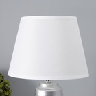 Настольная лампа с абажуром RISALUX «Удача», 1×Е14, 40 Вт, белый, 22×22×39 см 10767608
