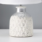 Настольная лампа с абажуром RISALUX «Овация», 1×Е14, 40 Вт, белый, 22×22×31 см - Фото 6