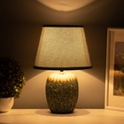 Настольная лампа с абажуром RISALUX «Нике», 1×Е14, 40 Вт, зелёный, 22×22×32 см 10767616