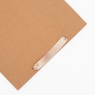 Пакет крафт без печати, 28×10×33 см 260 г/м² - Фото 3