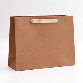 Пакет крафт без печати, 32?11?25 см 260 г/м? (комплект 5 шт)