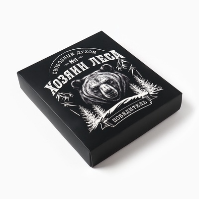 Полотенце махровое "Хозяин леса" 35х60 см, 100% хлопок, 350 г/м2