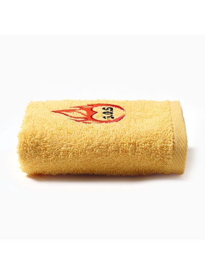 Полотенце махровое "Огонь в сердце" 35х60 см, 100% хлопок, 350 г/м2