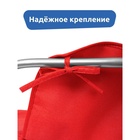 Сиденье для санок - матрас, универсальное, цвет красный - Фото 3