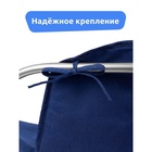 Сиденье для санок - матрас, универсальное, цвет синий - Фото 3