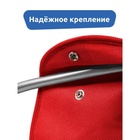 Сиденье для санок - матрас, универсальное, с кнопками, цвет красный - Фото 3