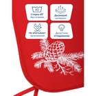 Сиденье для санок - матрас, универсальное, с кнопками, цвет красный - Фото 4