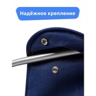 Сиденье для санок - матрас, универсальное, с кнопками, цвет синий - Фото 3