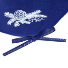 Сиденье для санок - матрас, универсальное, с кнопками, цвет синий - Фото 7