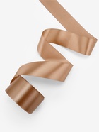 Лента атласная, 50 мм, 23±1 м, нежно-коричневая - Фото 2