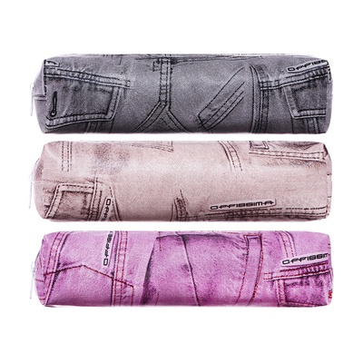 Пенал школьный Calligrata «Джинса», на молнии, 1 отделение, МИКС